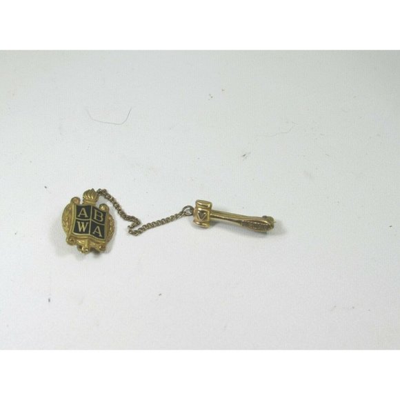 Vintage ABWA American Business Women's Association Presidents Pin w/ Gavel 51702 - Picture 2 of 5